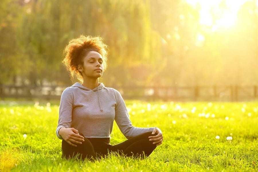 Meditation in nature